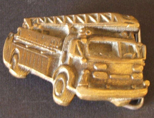 Belt Buckle Brass 'Fire Engine'