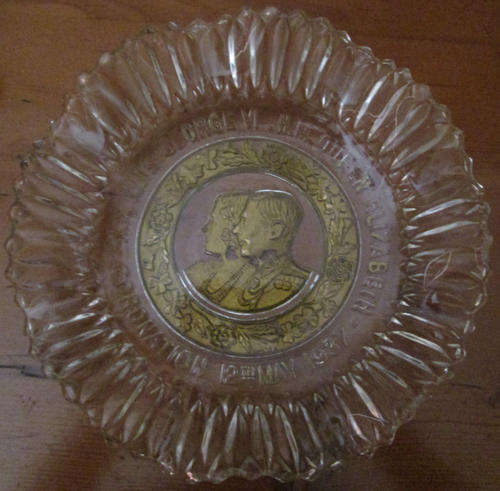 Commemorative Plate/Bowl, King George VI and H.M. Queen Elizabeth Coronation