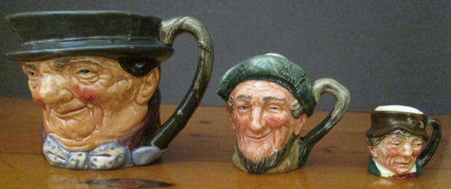 3 Royal Doulton Toby Jugs
