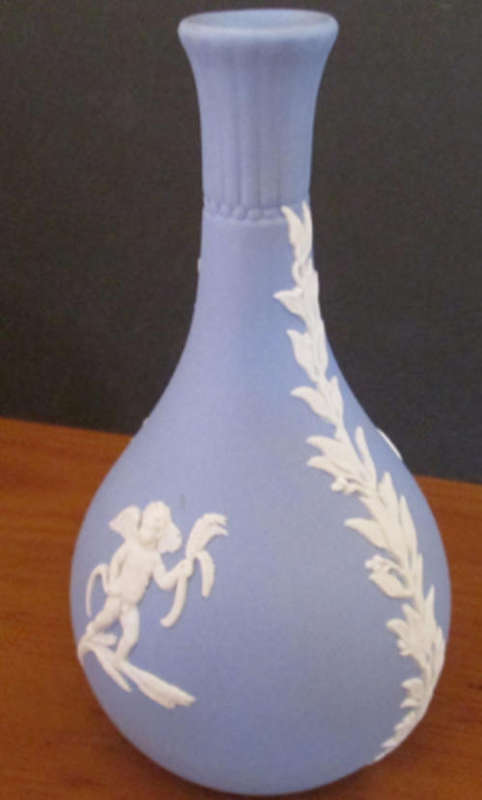 Wedgwood Jasperware Cherub Vase