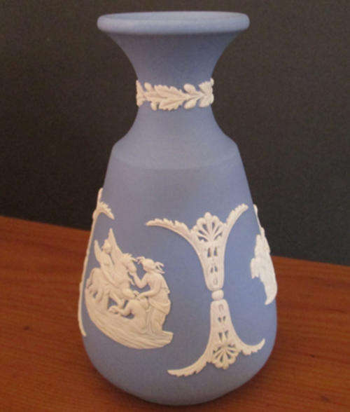 Wedgwood Jasperware Bottle Vase