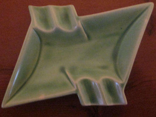 Spode Art Deco Royal Jade Ashtray