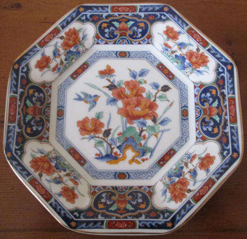 8 Sided Imari Wall Plate