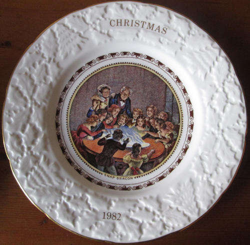 Coalport Christmas 1982 'Snap Dragon'