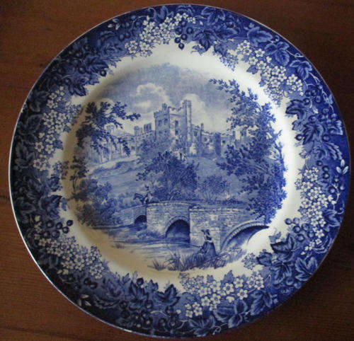 J &G Meakin Haddon Hall Plate 'Dorothy Vernon Eloped from Haddon in the 16th Century'