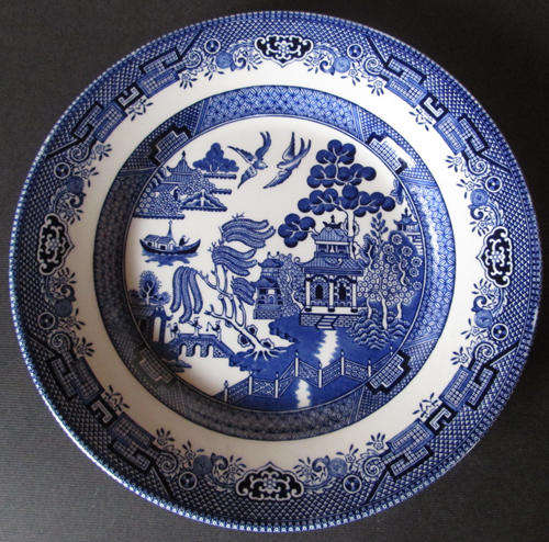 Churchill Willow Pattern Plate