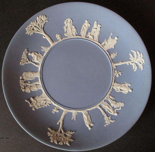 Wedgwood Blue Jasperware Plate