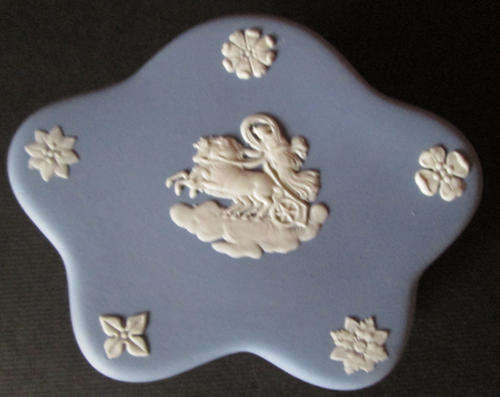 Wedgwood Blue Jasperware Trinket Box