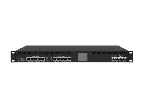 MikroTik 10 Port Gigabit 1SFP PoE Rack-Mount Router RB3011UiAS-RM