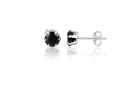 Gorgeous! CZ Earrings - Simulated Black Diamond