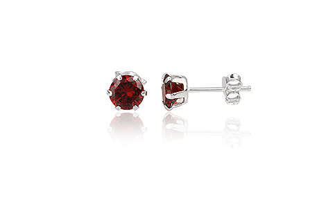 Gorgeous! Red Zirconia Earrings - No Reserve!