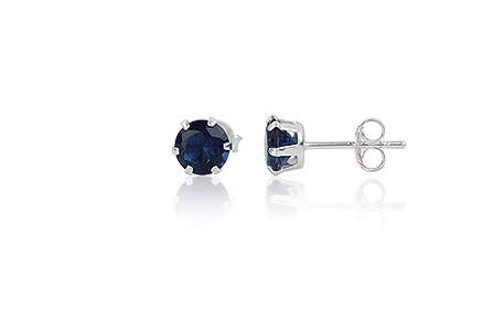 Something Blue... CZ Sterling Silver Earrings