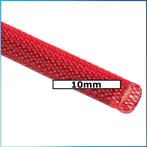 Wire Sleeving 10mm Red **IN STOCK**