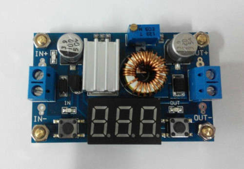 Step Down DC Adjustable Voltage 75W 5A (4-38V to 2-36V) XL4015 with Display
