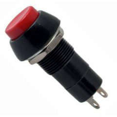 Switch Push Button Latching 12mm Red