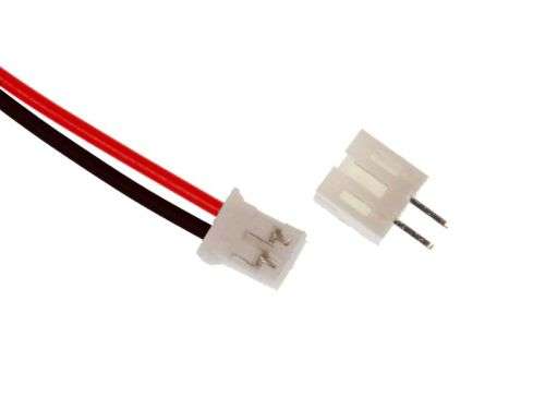 Connector Micro JST 2.0 PH 2-Pin With 120mm Wire **IN STOCK**