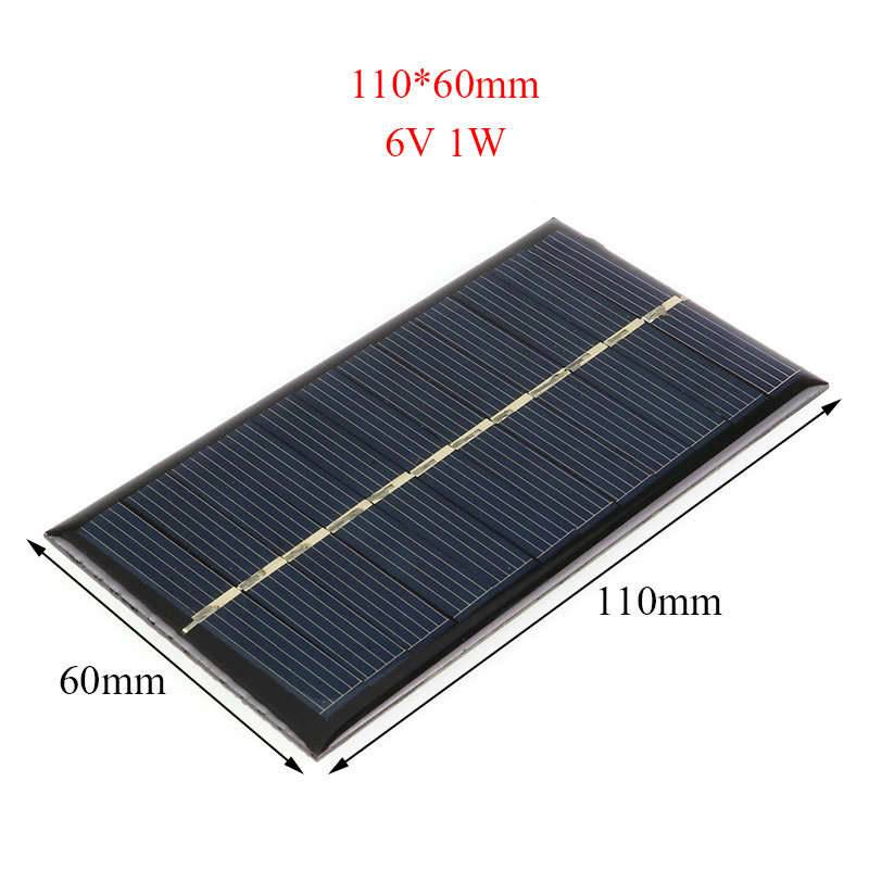 Solar Panel 6V 200mA 1W 110x600mm **IN STOCK**