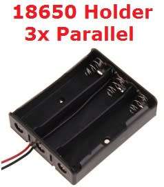 Battery Li-ion 18650 Holder 3x Parallel **IN STOCK**