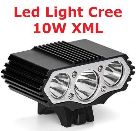 Bicycle - Motorcycle Led Light Cree 10W XML (Flashlight/Headlight) **IN STOCK**