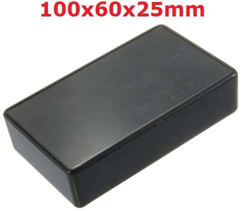 Box Black 100x60x25mm **IN STOCK**