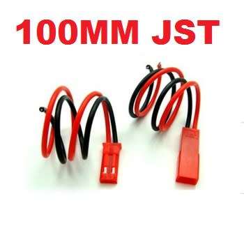 Connector JST 2Pin Wire Red Set **IN STOCK**