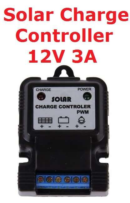 Solar Charge Controller Solar Regulator Solar 3A 12V **IN STOCK**