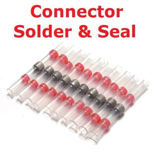 Connector Solder & Seal Red **IN STOCK**