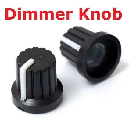 Knob Plastic 6mm **IN STOCK**