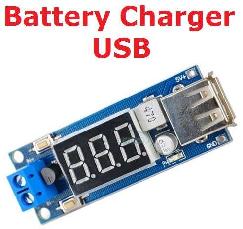 Battery Charger USB Step Down 4.5-40V to 5V 2A **IN STOCK**
