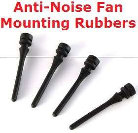Fan Anti Noise Vibration Mounting Rubbers (Set of 4) **IN STOCK**