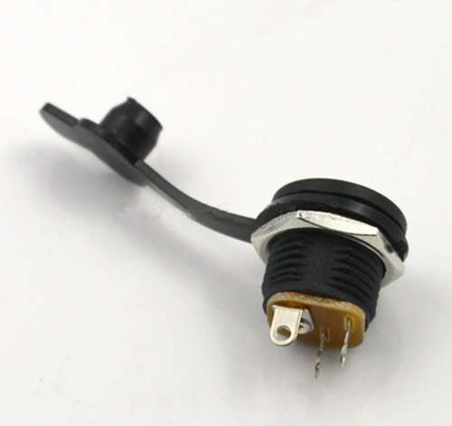 2.1mm Female Panel Mount Waterproof Cap Set **IN STOCK**