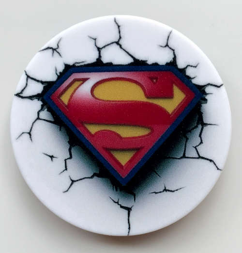 Cell Phone Finger Socket Holder - Superman **IN STOCK**