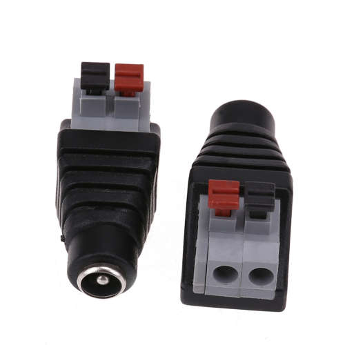 5.5 x 2.1mm Female Push Connector DC Plug **IN STOCK**
