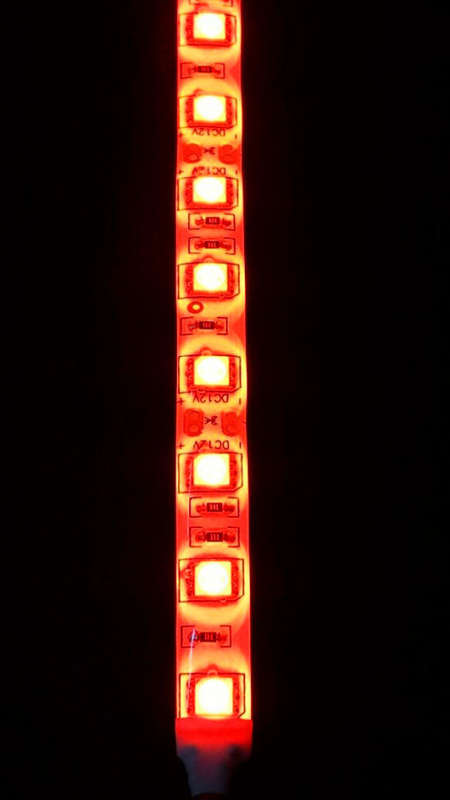 Led Strip Light 5050-Red-Water Resistant (500mm piece) **IN STOCK**