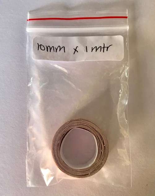 Copper Conductive Foil Tape 10mm 1mtr **IN STOCK**