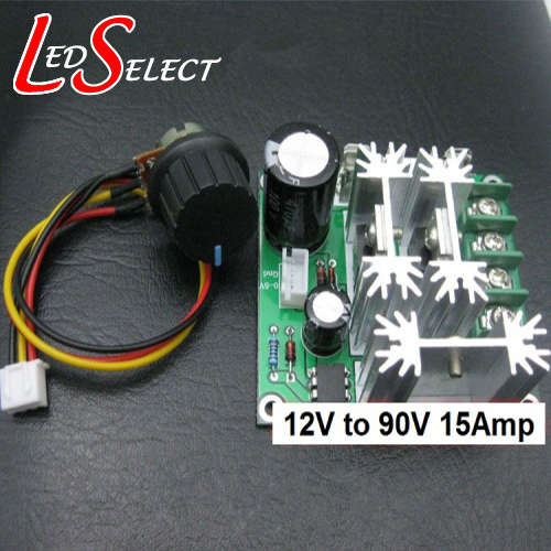 Controller Motor Speed DC 12V-90V 15A PWM **IN STOCK**