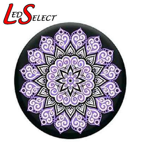 Cell Phone Finger Socket Holder - Purple Pattern **IN STOCK**