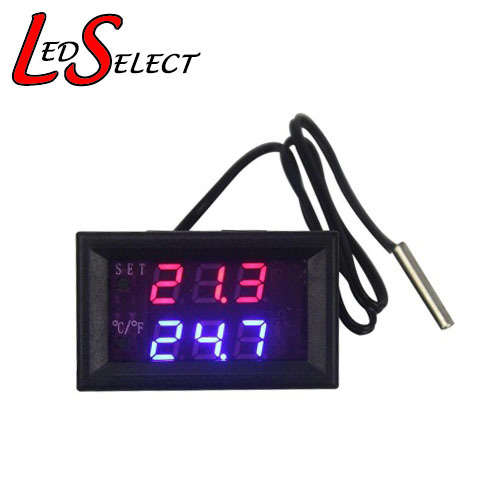 Temperature Controller Thermostat W1209 12V DC 300mm Probe **LOCAL STOCK**