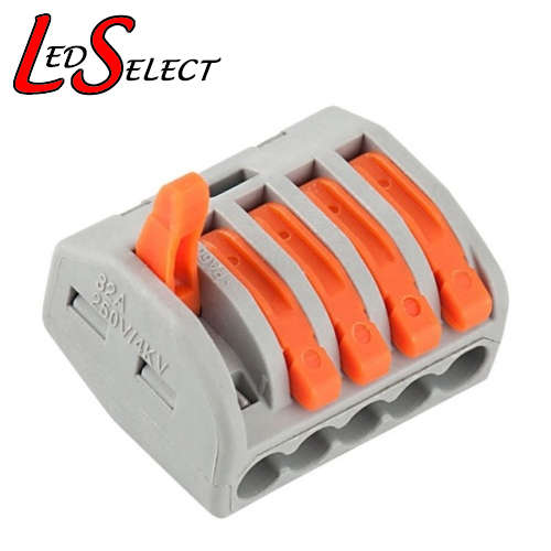 Connector Wago Wire 5 Lever for 0.08mm to 4mm wire **IN STOCK**
