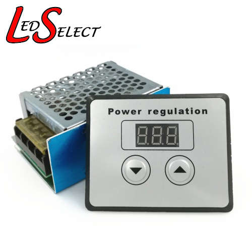 220V AC SCR Voltage Regulator/Motor Speed Controller 4000W + Display **IN STOCK**