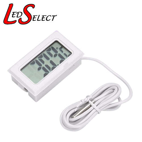 Temperature Thermometer Hygrometer Humidity Meter with Probe White **IN STOCK**