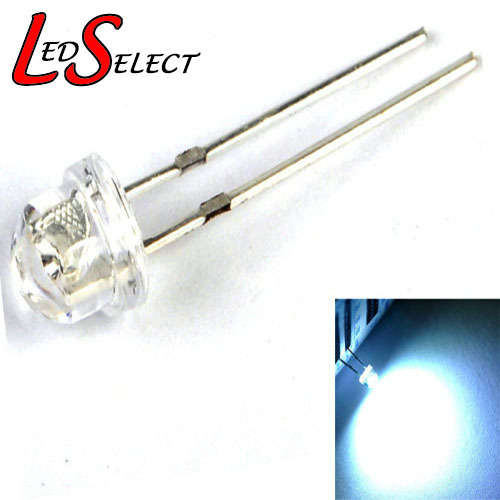 5mm Led White Wide Angle **IN STOCK**