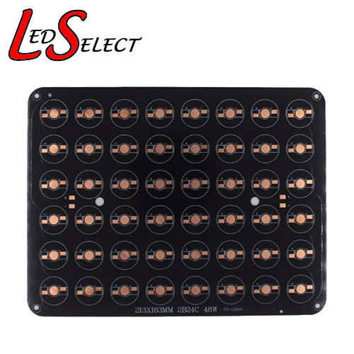 Aluminium Circuit Board for 48 Leds (1W, 3W,or 5W) 225x175mm **LOCAL STOCK**
