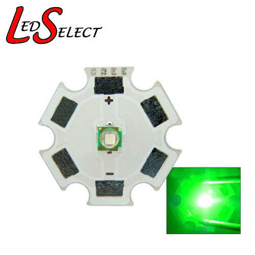 Cree Led 3W XPE Green 20mm Aluminium Base Plate **LOCAL STOCK**