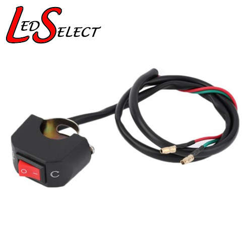 Switch Single Motorcycle Handlebar 12V DC for Led Light **LOCAL STOCK**