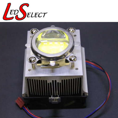 Heatsink and 12V Fan With 60-90Deg Lens for 20-100W Led **LOCAL STOCK**