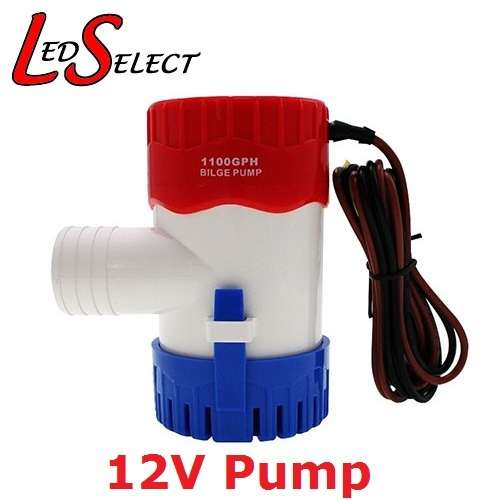 12V Bilge Pump Submersible 4000 L/Hr **IN STOCK**