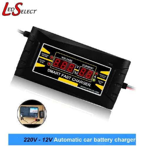 Battery Charger 12v 6A Smart with Display Voltage + Current **IN STOCK**