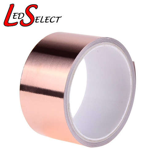 Copper Conductive Foil Tape EMI Shielding 50mm 5.5mtr Roll **LOCAL STOCK**
