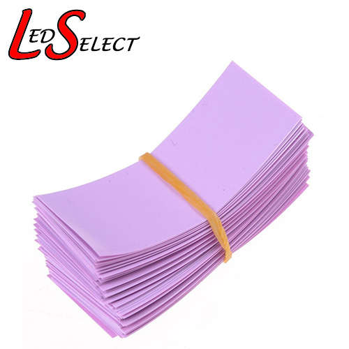 Battery 18650 Sleeve Heatshrink Tubing Pink 72x30mm **IN STOCK**